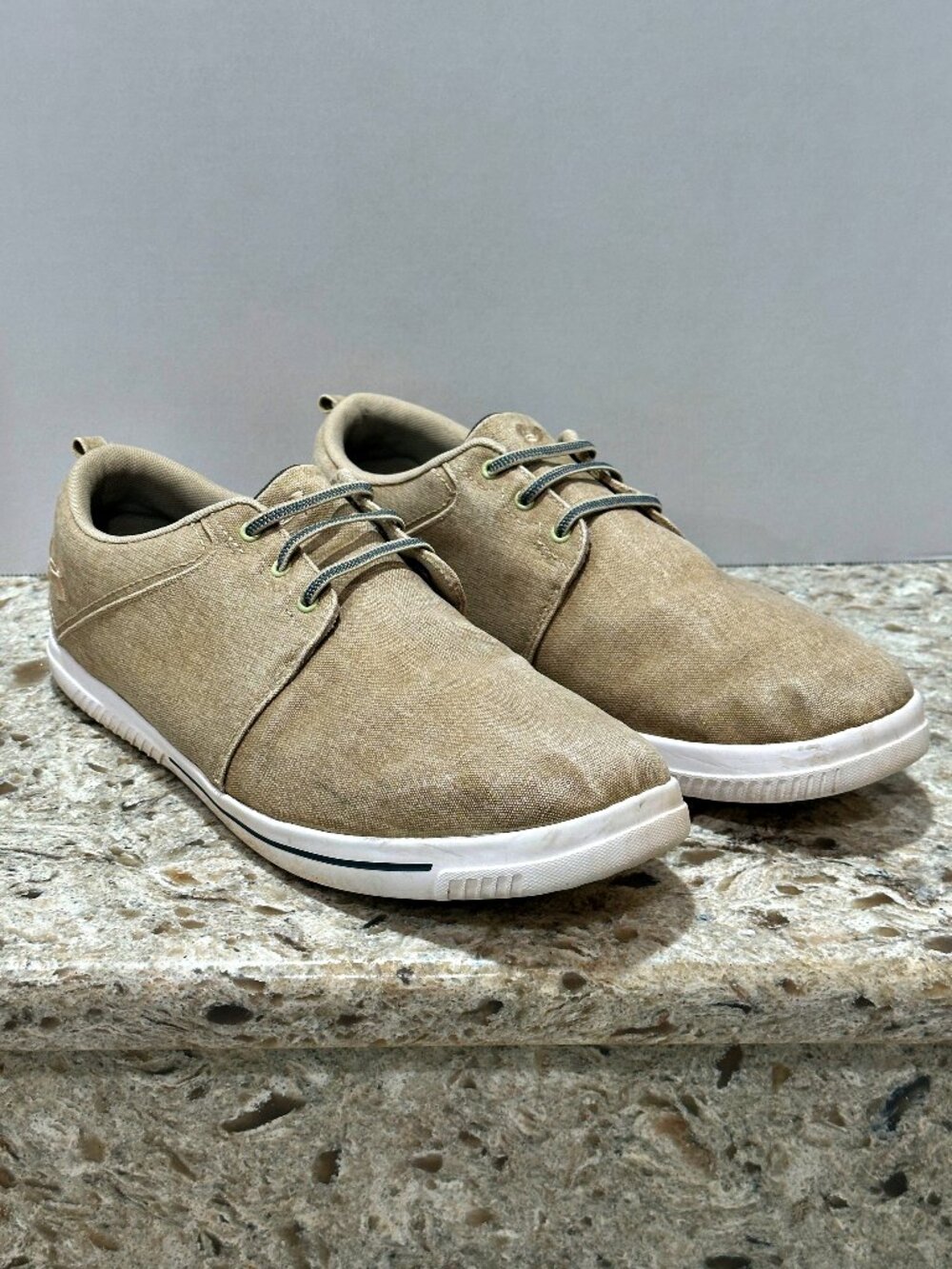 Under Armour Street Encounter IV Mens 14 Tan Canvas Casual Shoes 3027969-200